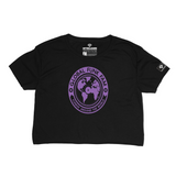 GFF Purple Logo Crop Top