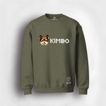 Kimbo-Logo-Army-Heather-Sweater-NFTreasure-Front