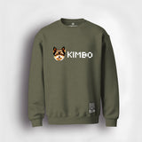 Kimbo-Logo-Army-Heather-Sweater-NFTreasure-Front