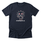 Sycophantic AI Tee navy mockup
