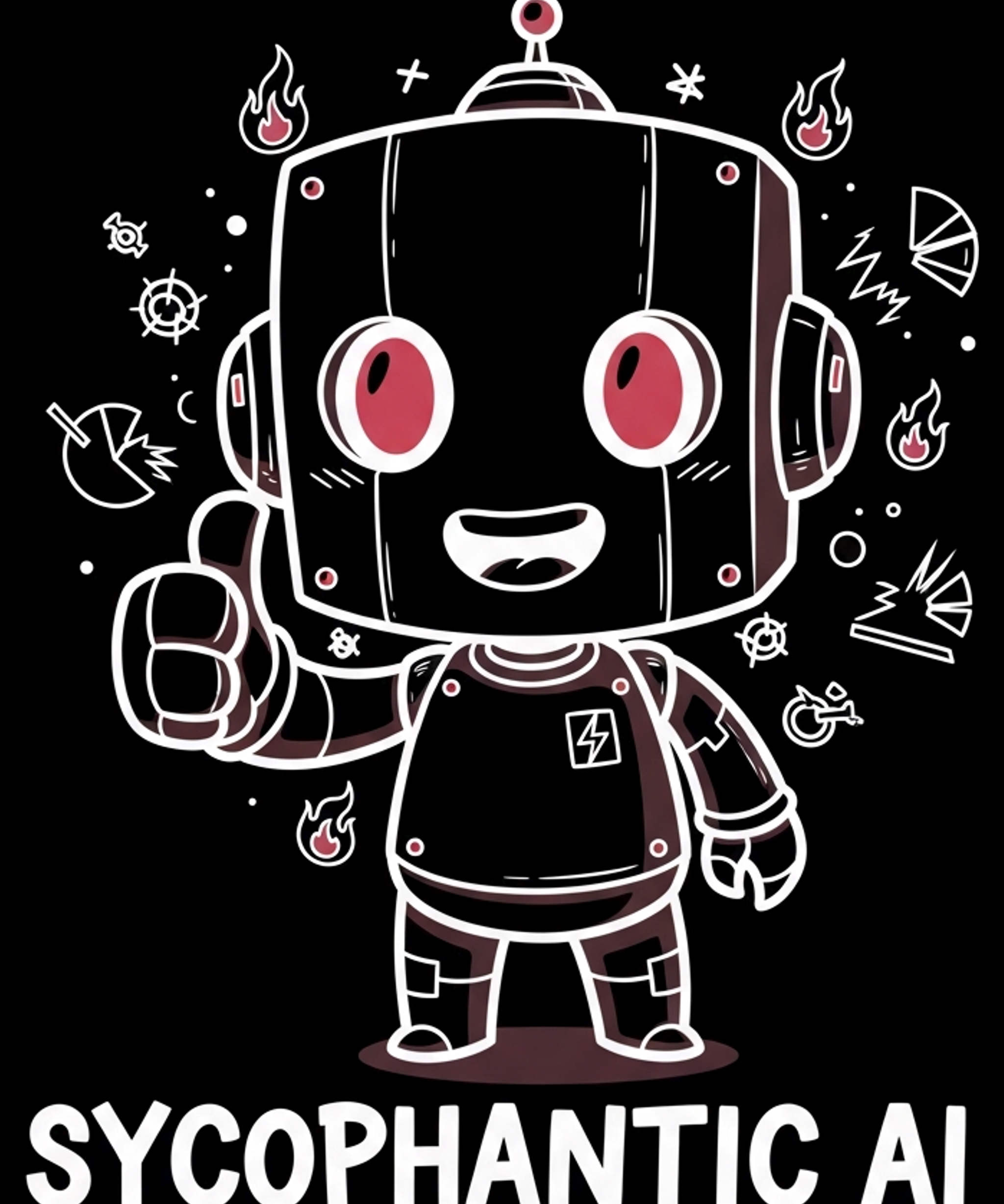 Sycophantic AI Tee punchin