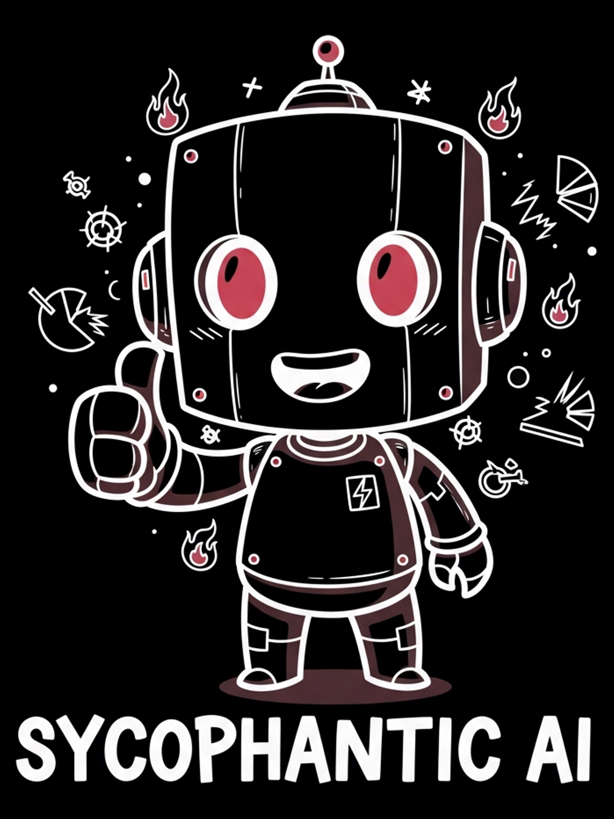 Sycophantic AI Tee punchin