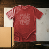 Made by a Human Who Shook a Little | Hand Lettered Anti AI Shirt