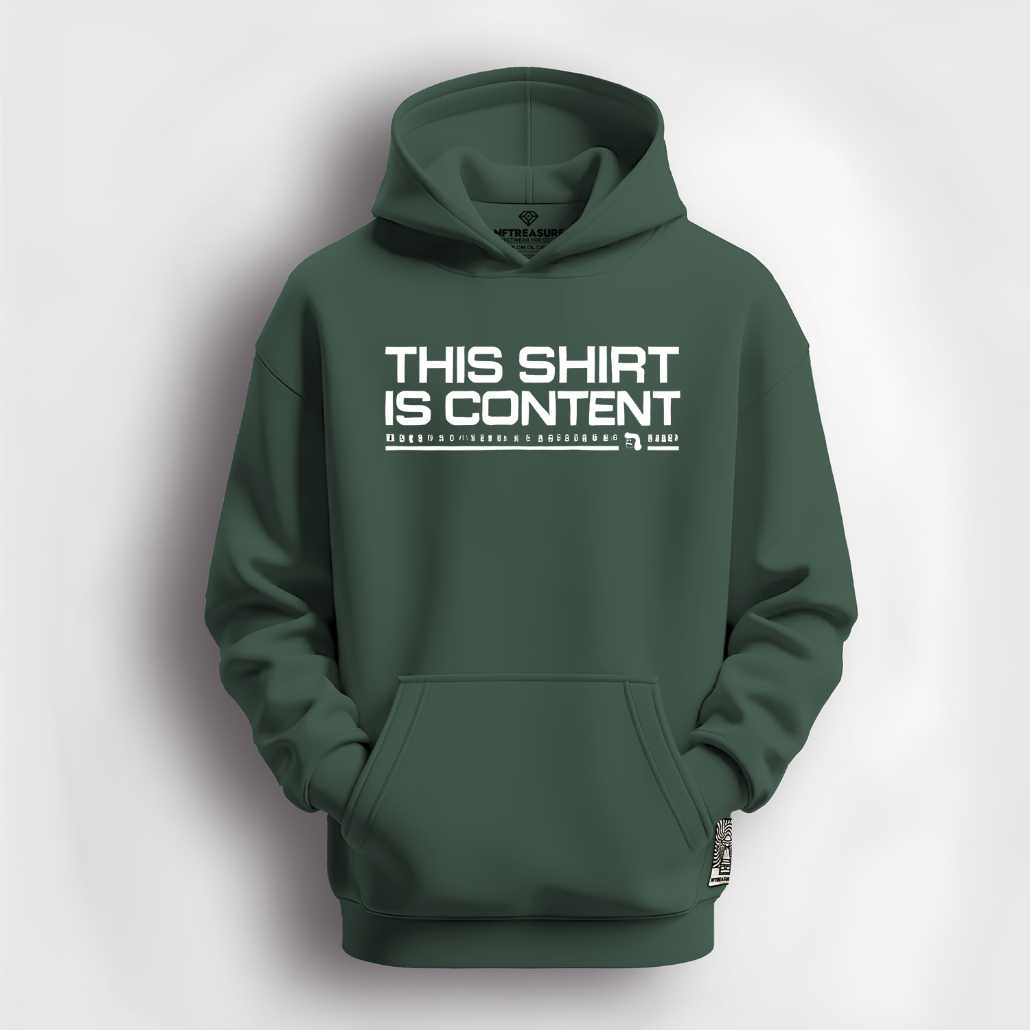 This Shirt is Content - Hoodie by UNSUBSCRIBE