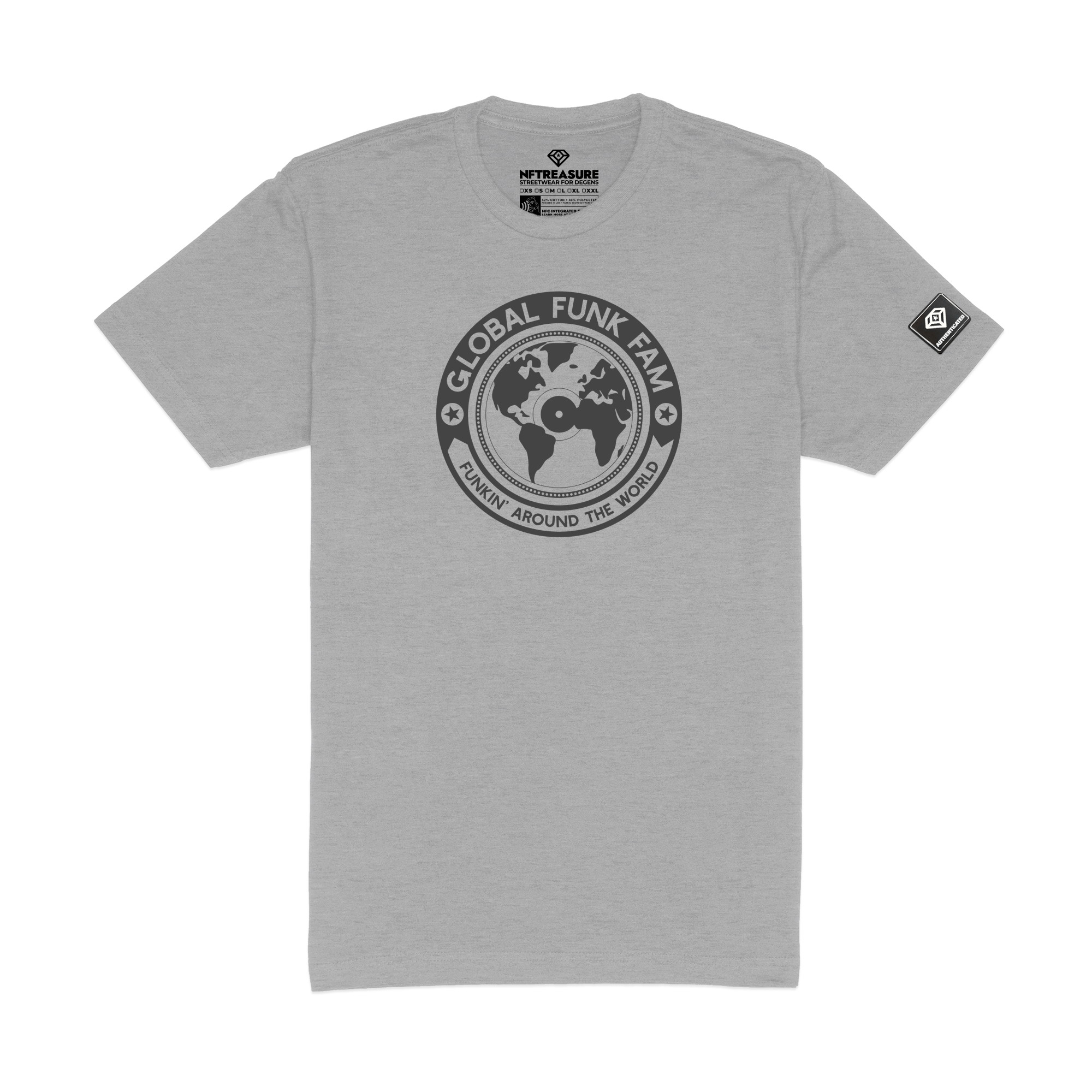 GFF Grey Logo Tee