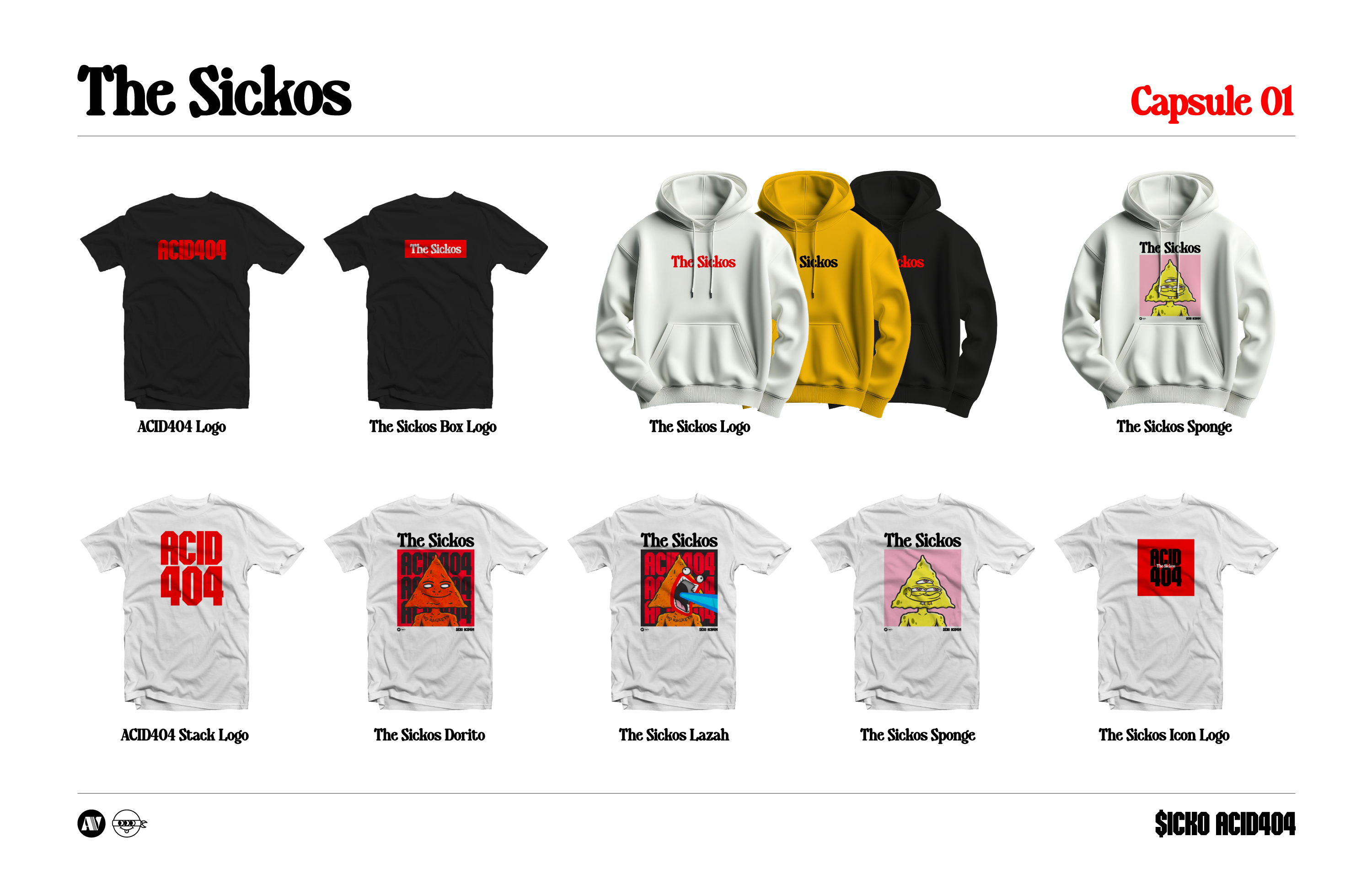 The Sickos Box Logo - View 3