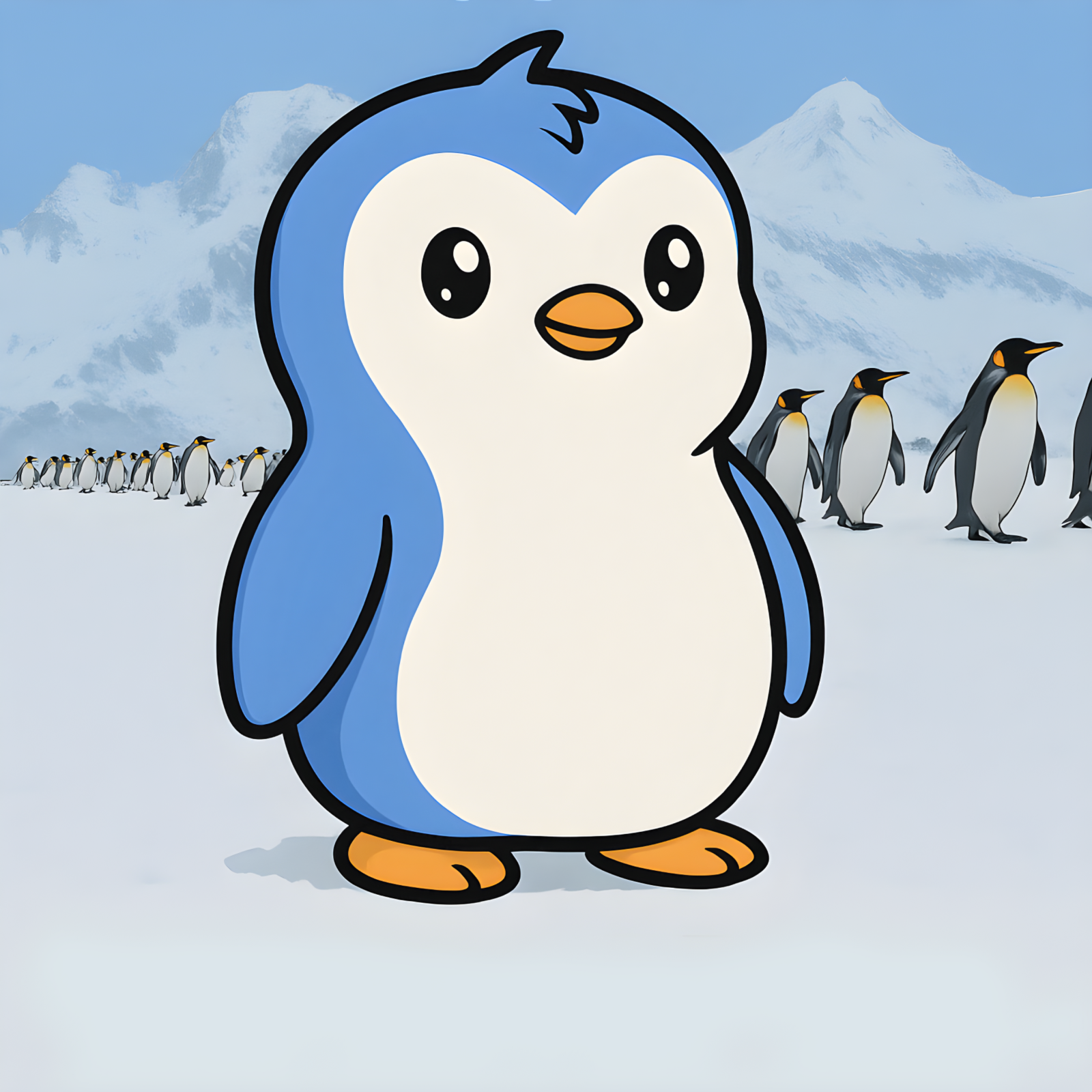 PENGU with Friends on Heard Island