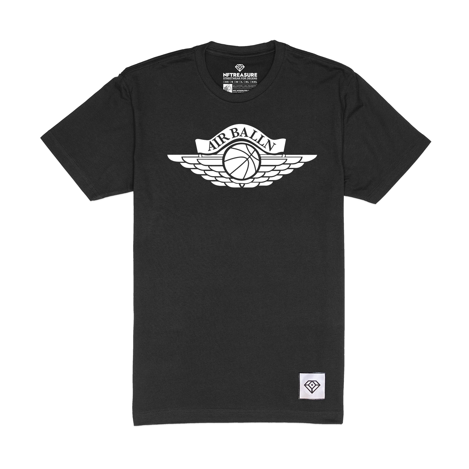 Air $BALLN Crypto T Shirt Black