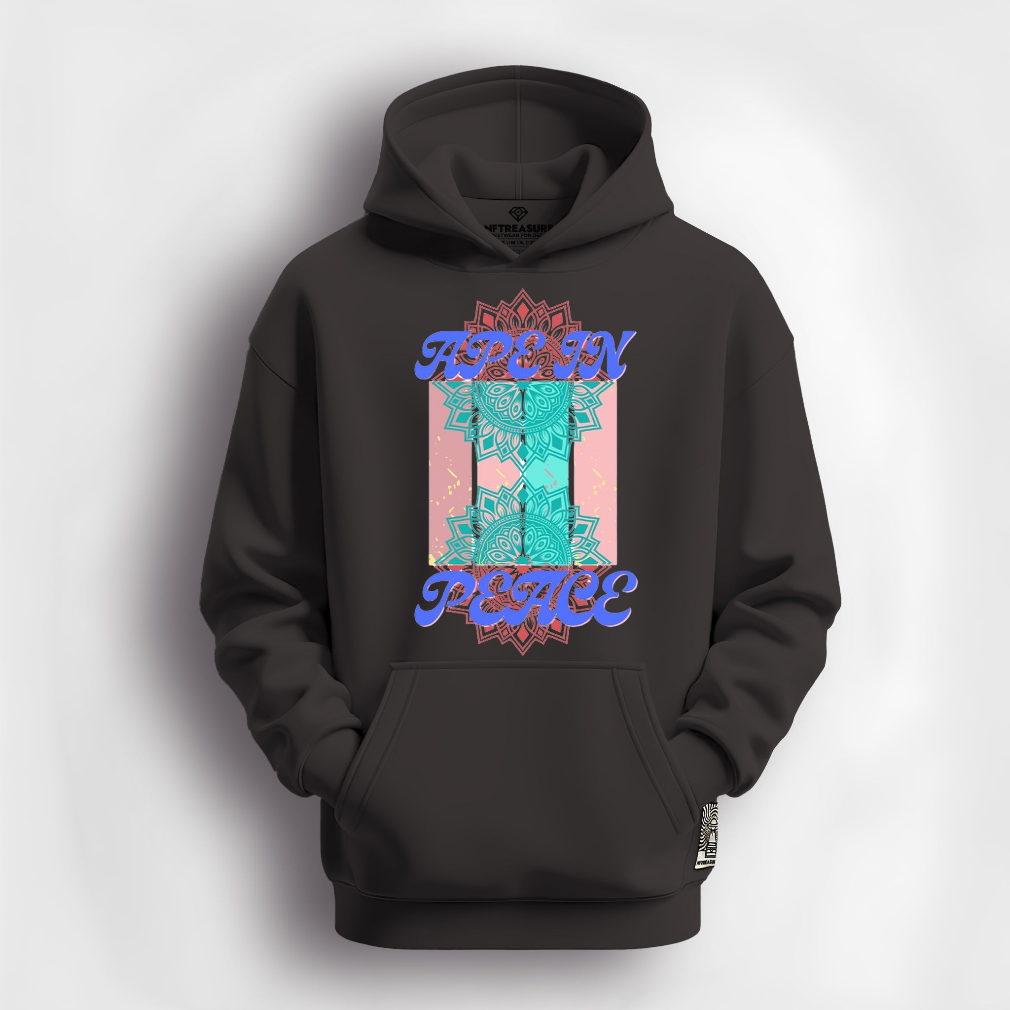 Ape in Peace Pink Hoodie