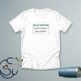 NCLEX Survivor: License Earned, Calm Pending | New Grad Nurse Shirt