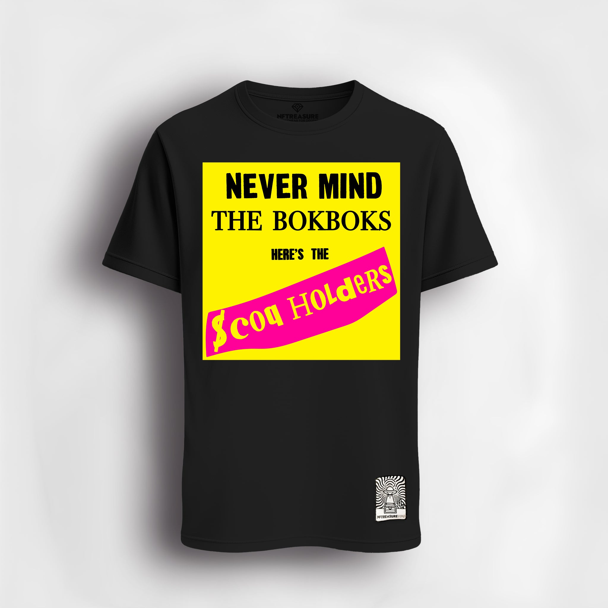 $ COQ inu T shirt - Never Mind the BOK BOKS