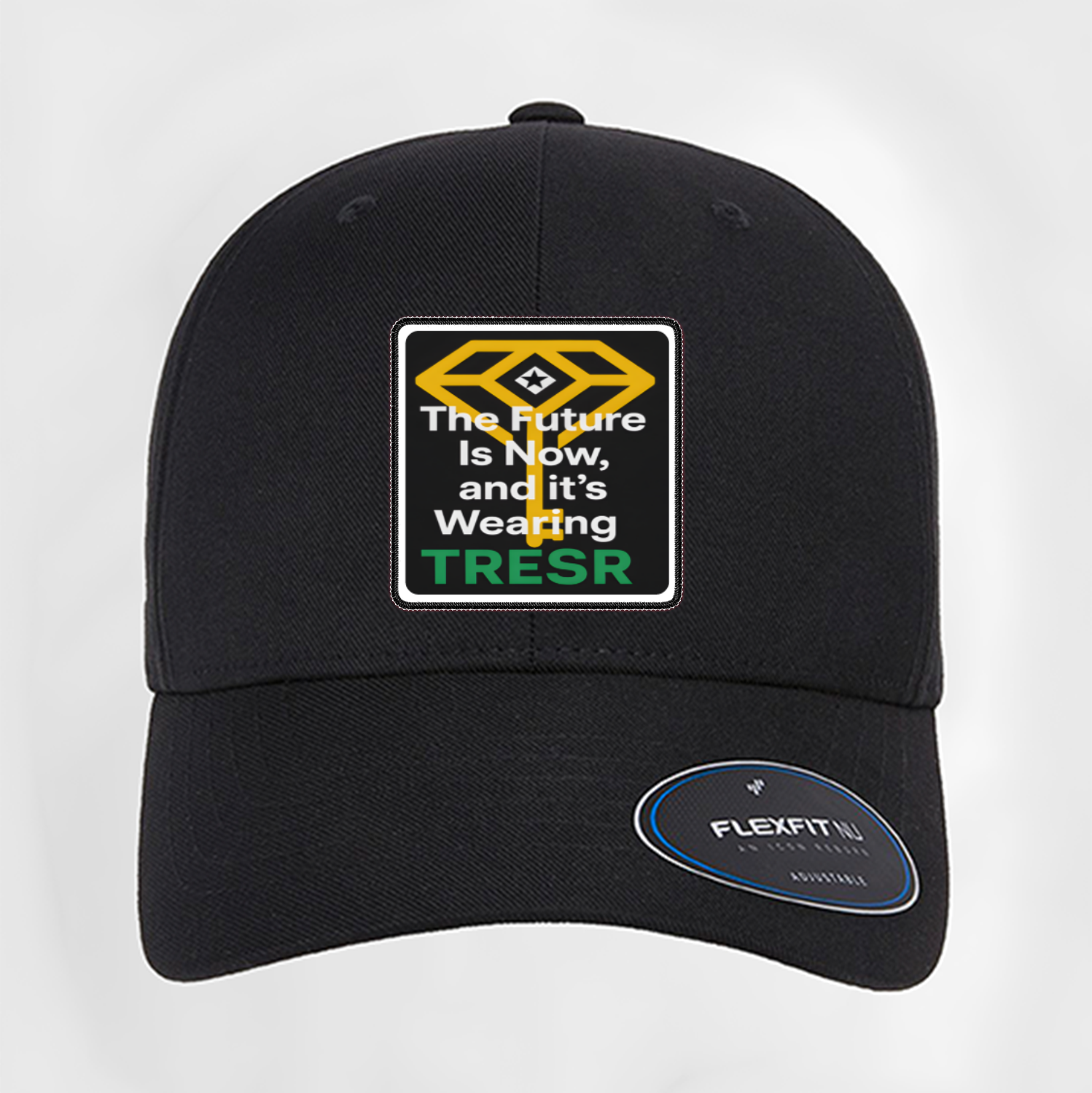 The Future is Now Wearing TRESR Curved Patch Hat