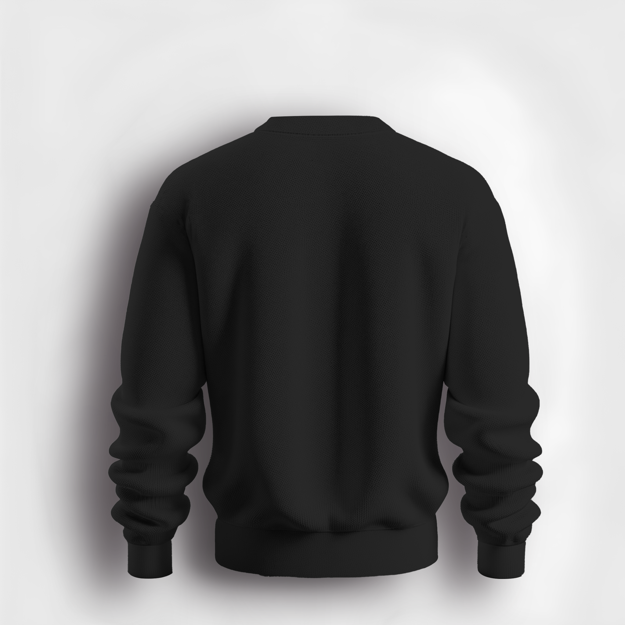Black-Sweatshirt-Back-Blank