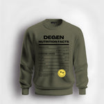 Degen Nutrition Facts R/B/GN/G Sweatshirt