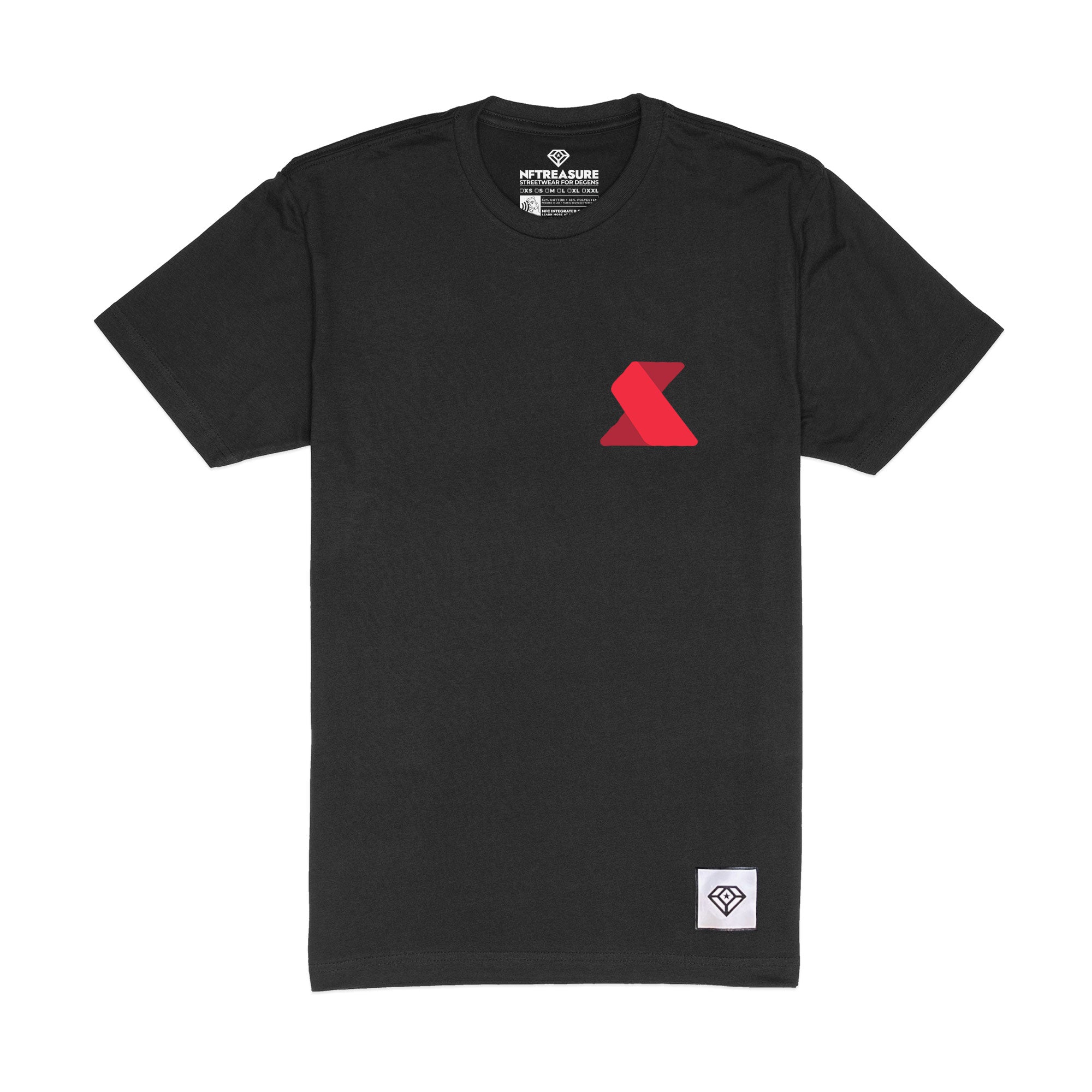 Salvor S Chest Logo & Modern Robot Back - T-shirts