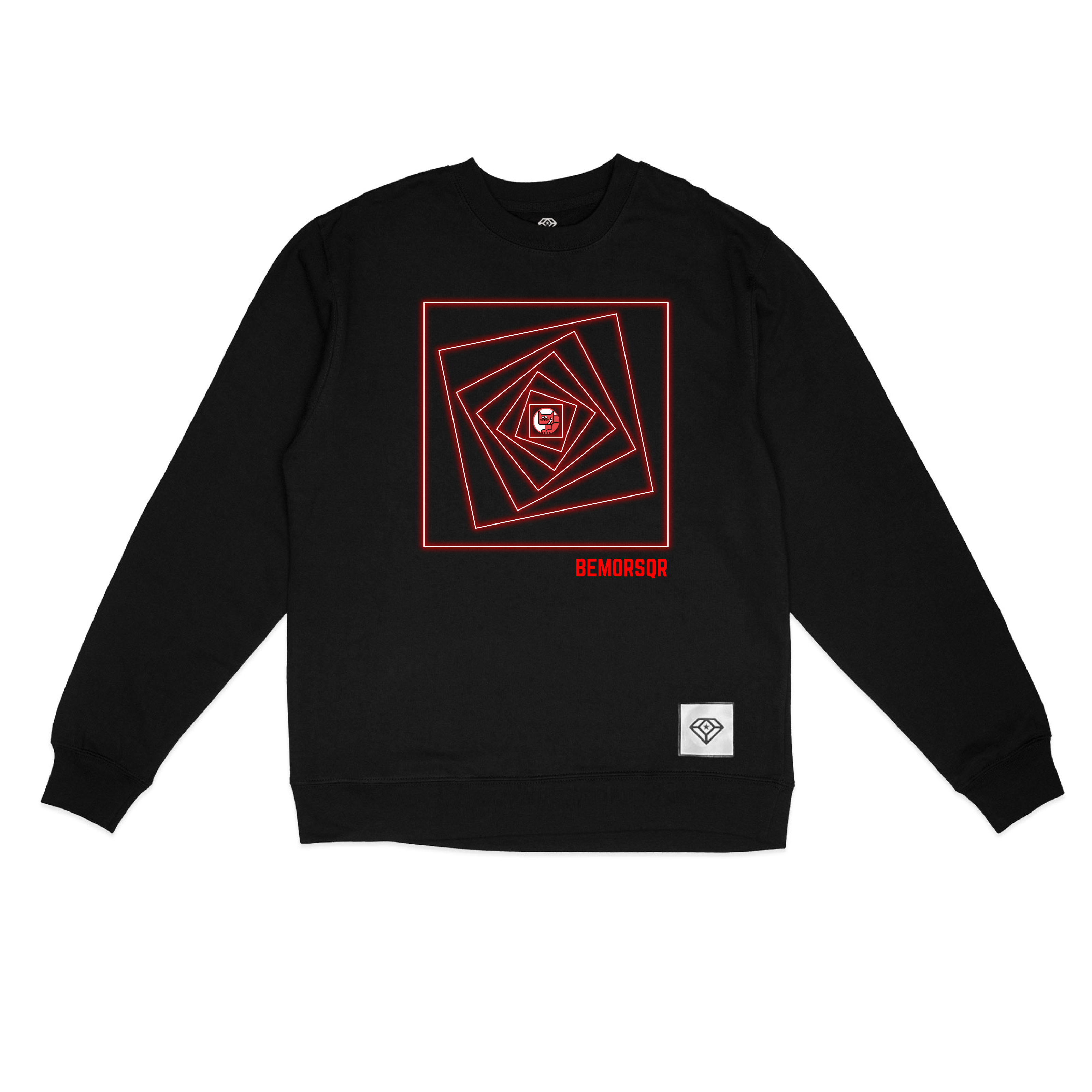 $SQRCAT Neon Squares Sweatshirt