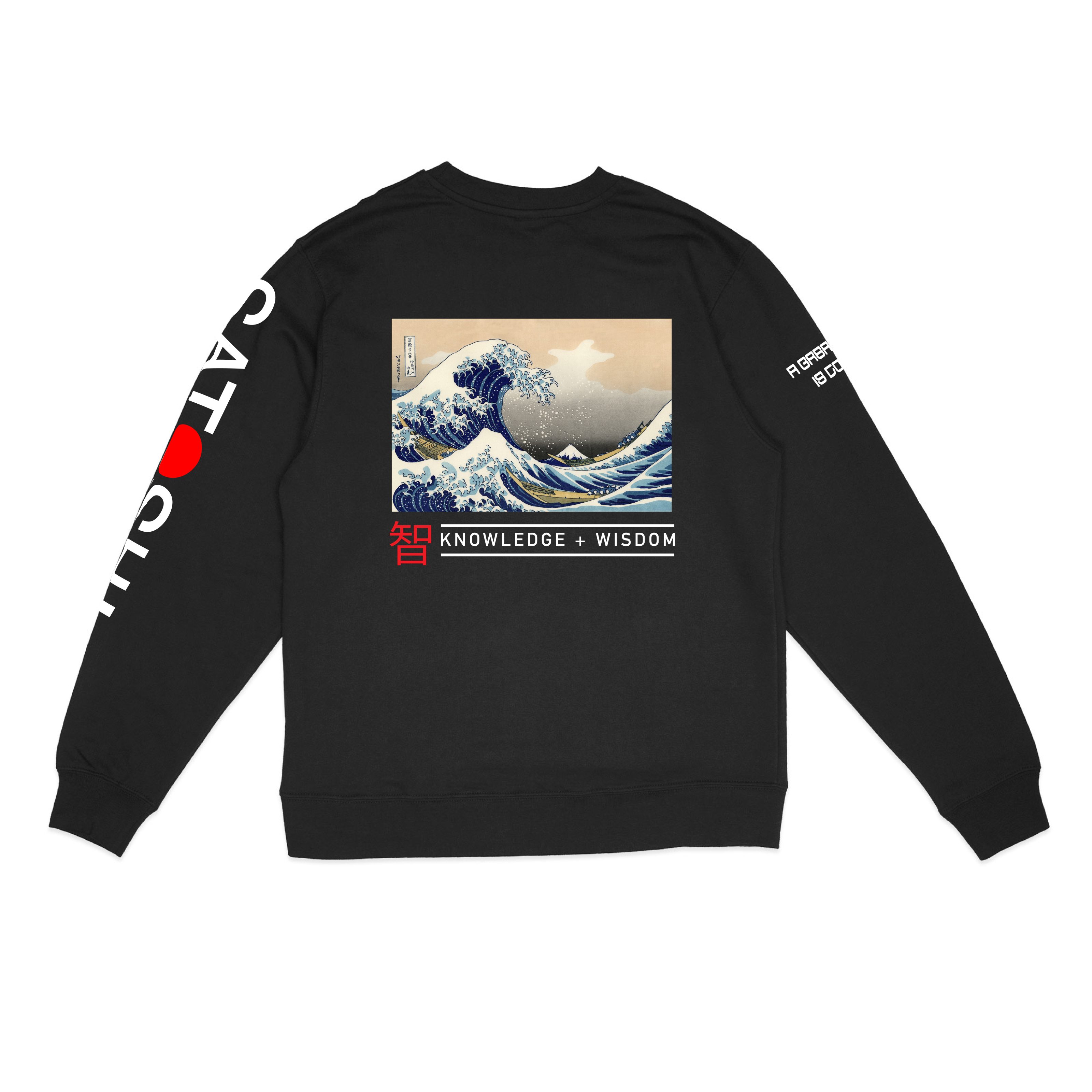 Satoshi Nakamoto Bitcoin Sweatshirt – A Great Wave is Coming