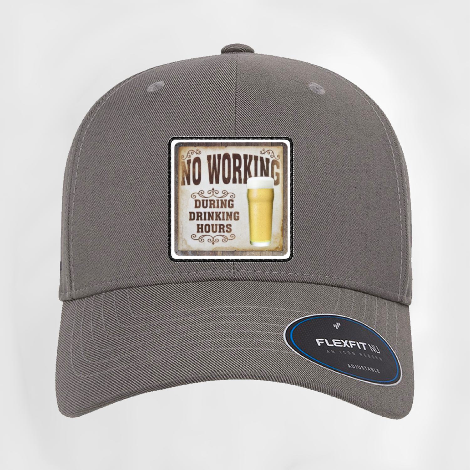 Drinking Hours Curved Patch Hat