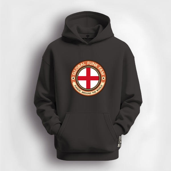 GFF England Flag Logo Hoodie
