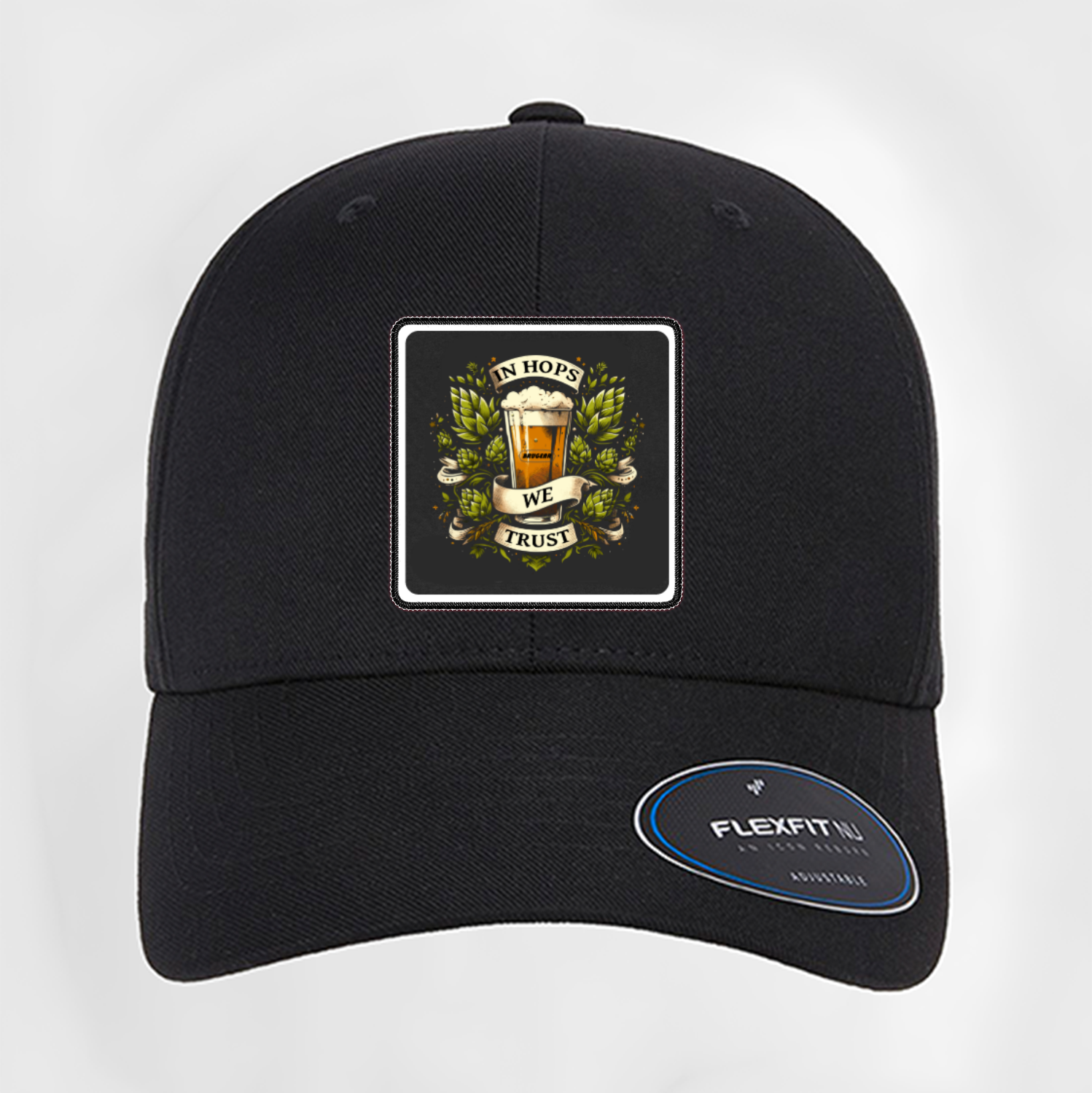 In Hops We Trust Curved Patch Hat