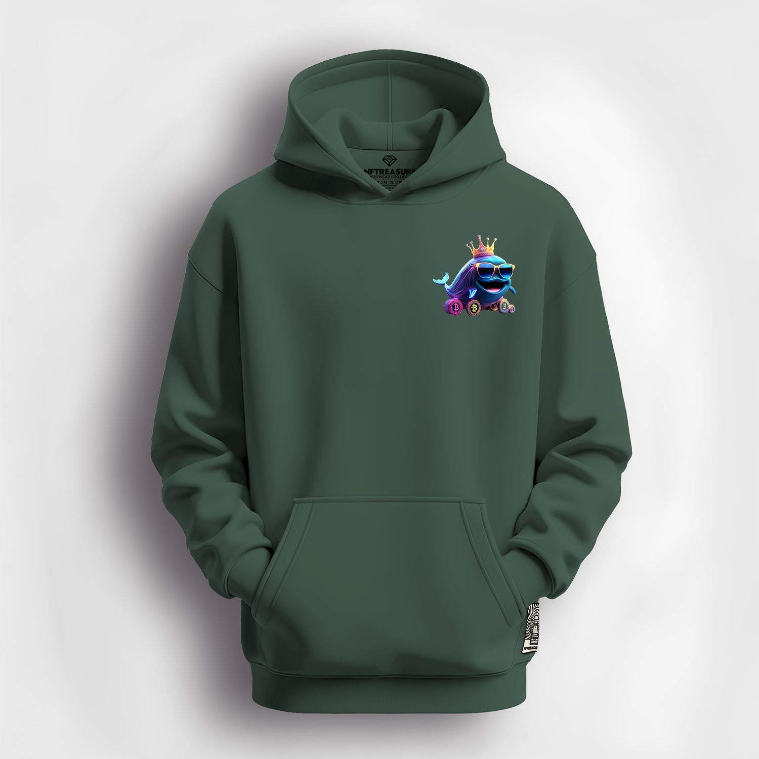 Green-Hoodie-BTCWhale-Front